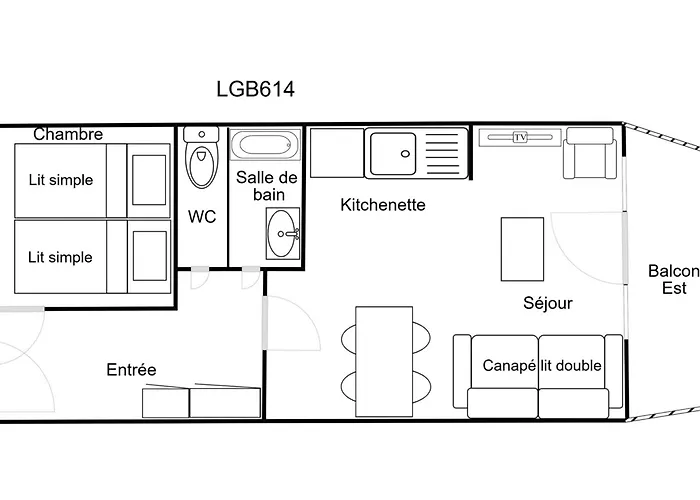 公寓 Confortable 2 Pieces, Skis Aux Pieds, Proche Commerces - Fr-1-182a-22